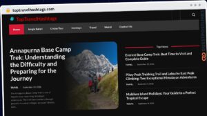 Publish Guest Post on toptravelhashtags.com
