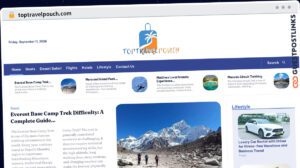 Publish Guest Post on toptravelpouch.com
