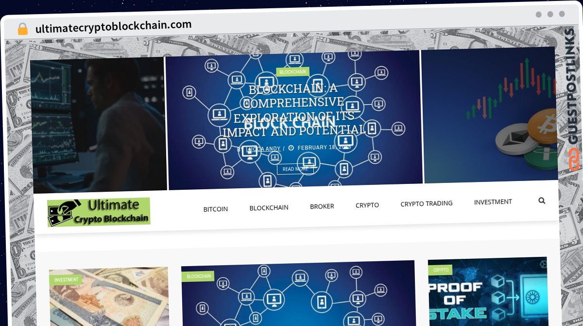 Publish Guest Post on ultimatecryptoblockchain.com
