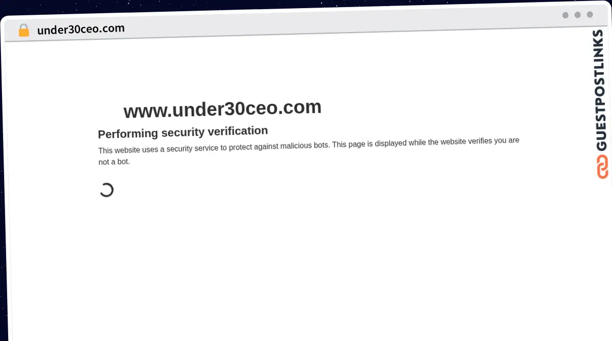 Publish Guest Post on under30ceo.com