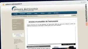 Publish Guest Post on univers-astronomie.fr