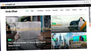 Publish Guest Post on urdughar.pk