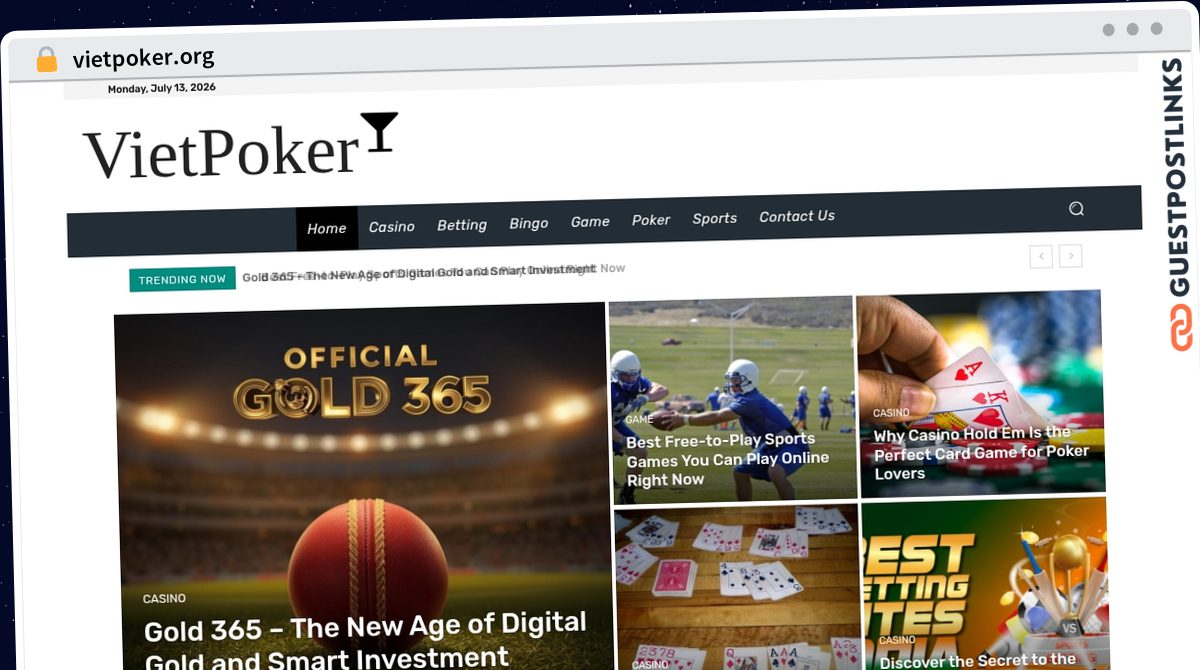 Publish Guest Post on vietpoker.org