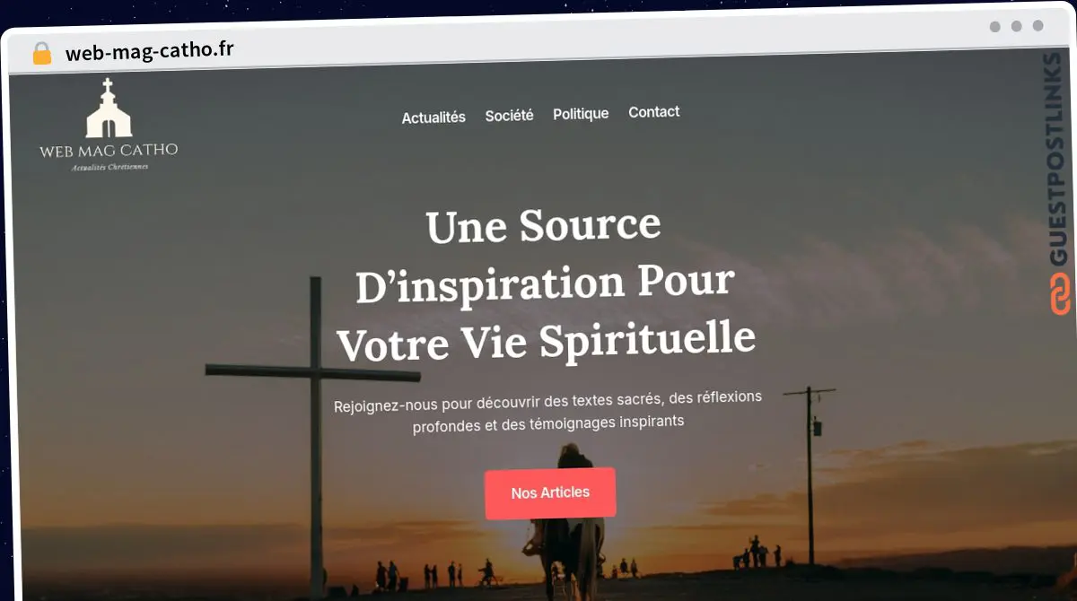 Publish Guest Post on web-mag-catho.fr