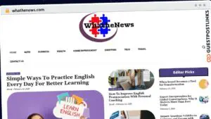 Publish Guest Post on whathenews.com