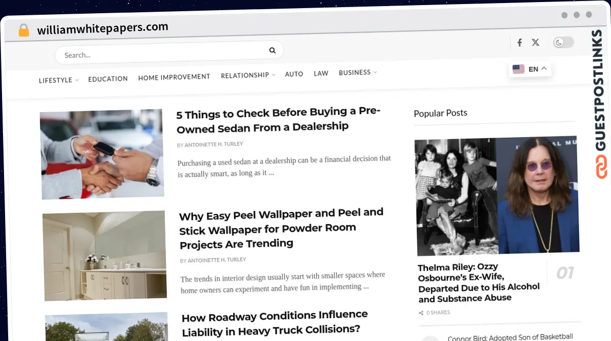Publish Guest Post on williamwhitepapers.com
