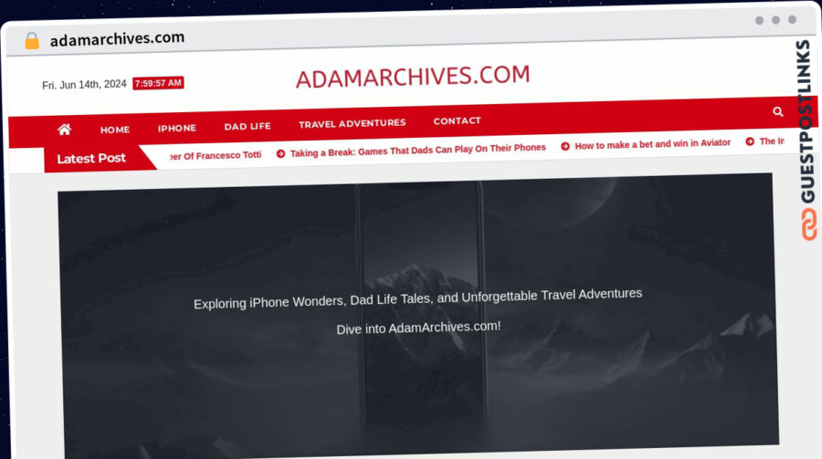 Publish Guest Post on adamarchives.com