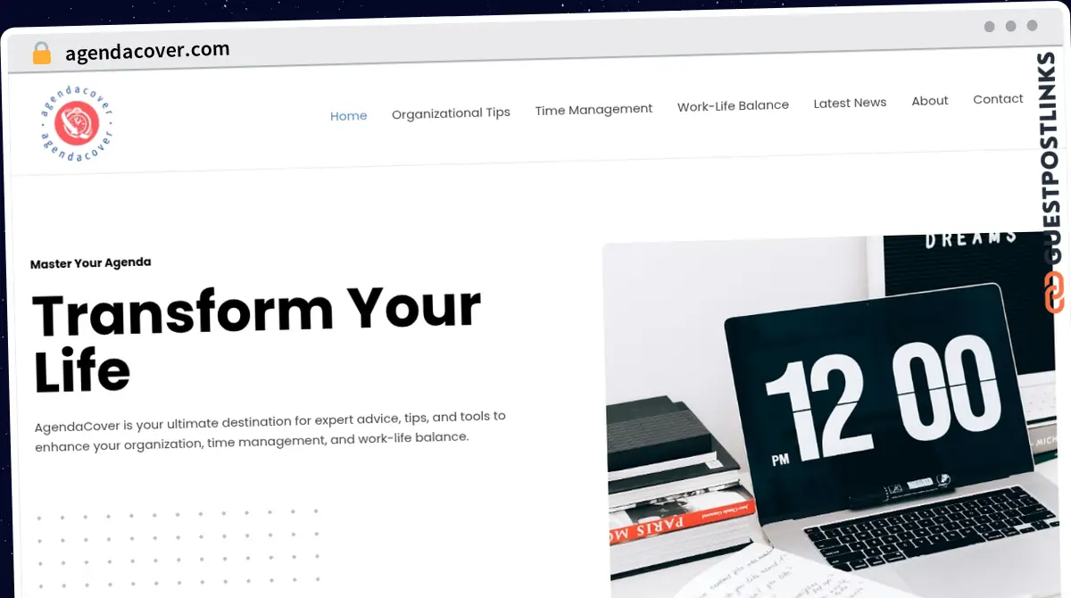 Publish Guest Post on agendacover.com