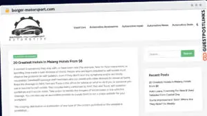 Publish Guest Post on berger-motorsport.com