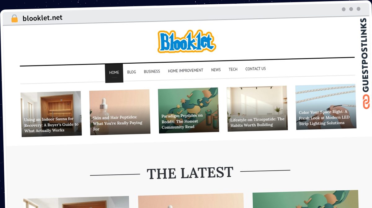 Publish Guest Post on blooklet.net
