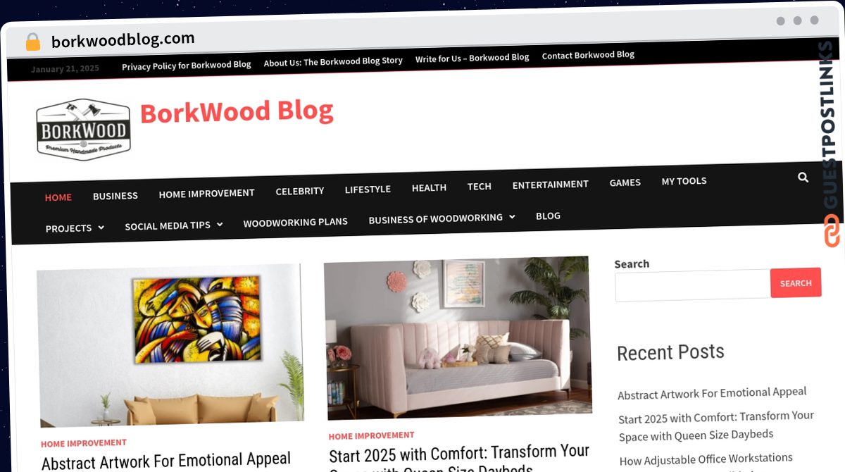 Publish Guest Post on borkwoodblog.com