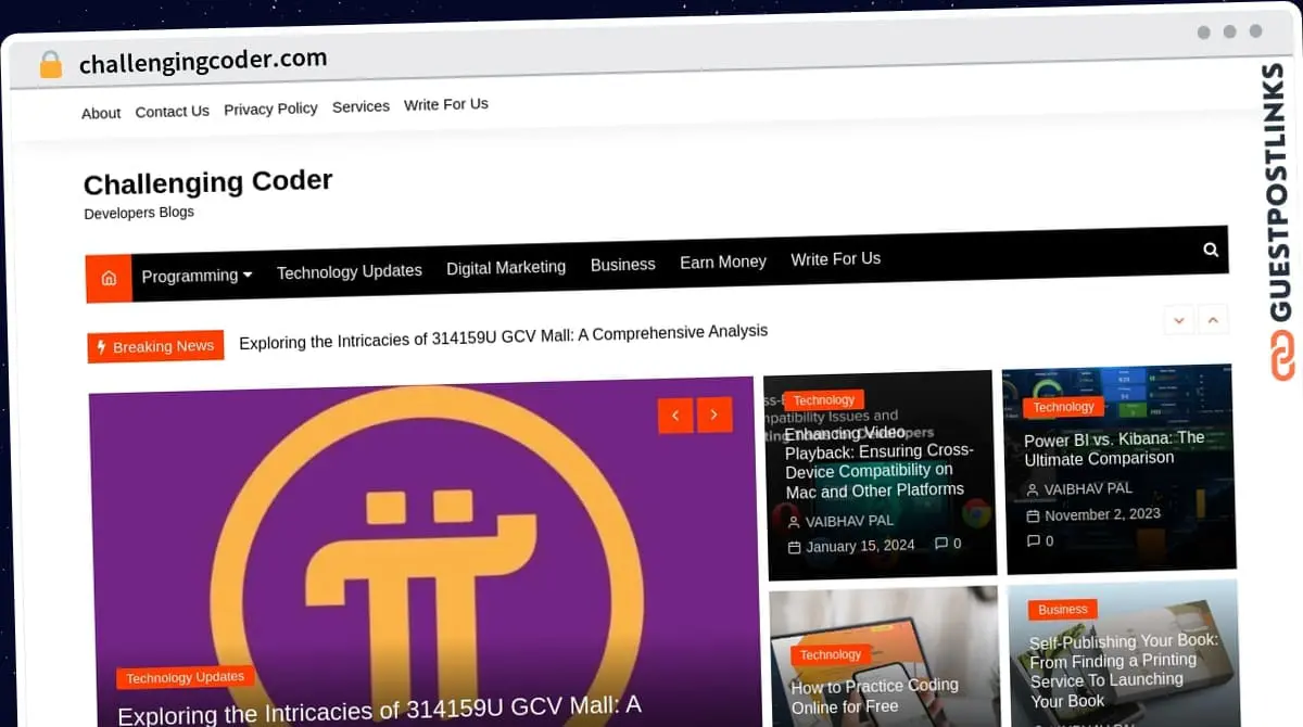 Publish Guest Post on challengingcoder.com