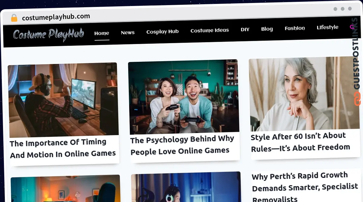 Publish Guest Post on costumeplayhub.com