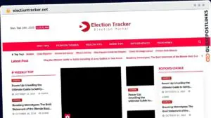 Publish Guest Post on electiontracker.net