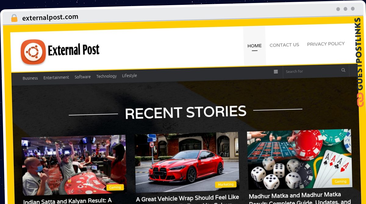 Publish Guest Post on externalpost.com