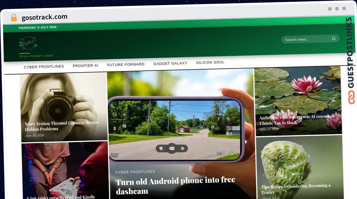 Publish Guest Post on gosotrack.com