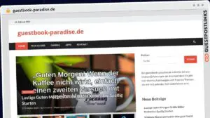 Publish Guest Post on guestbook-paradise.de