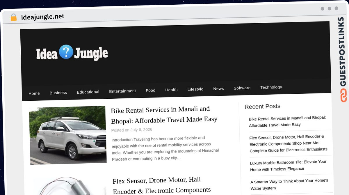 Publish Guest Post on ideajungle.net