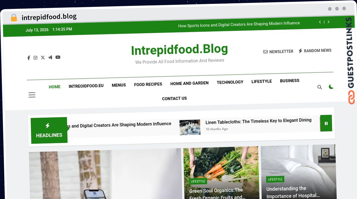 Publish Guest Post on intrepidfood.blog