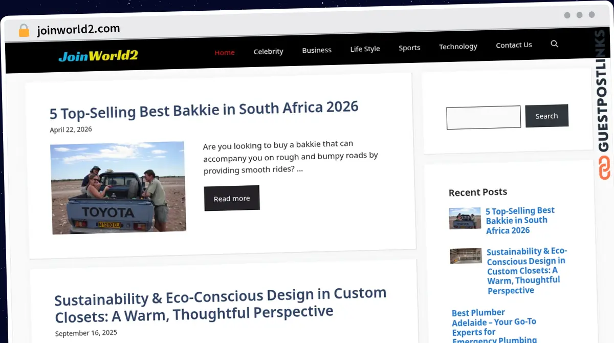 Publish Guest Post on joinworld2.com