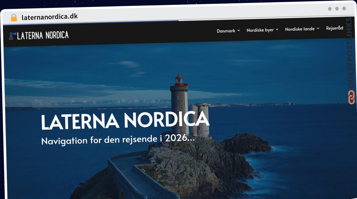 Publish Guest Post on laternanordica.dk