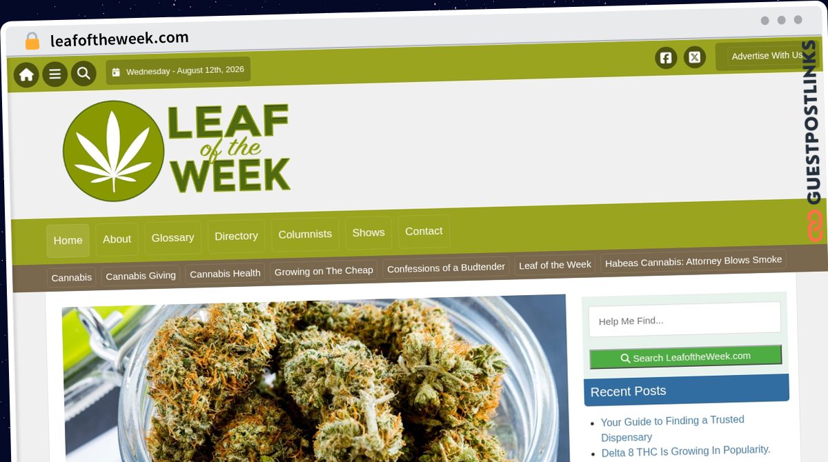 Publish Guest Post on leafoftheweek.com