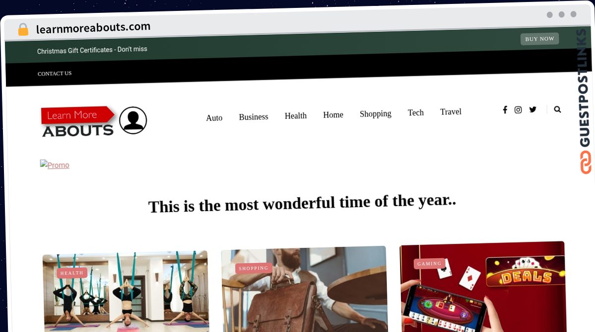 Publish Guest Post on learnmoreabouts.com