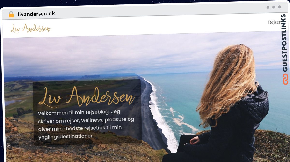 Publish Guest Post on livandersen.dk