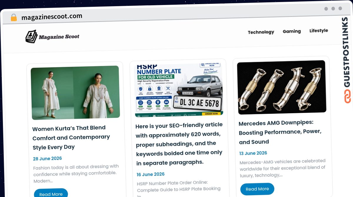 Publish Guest Post on magazinescoot.com