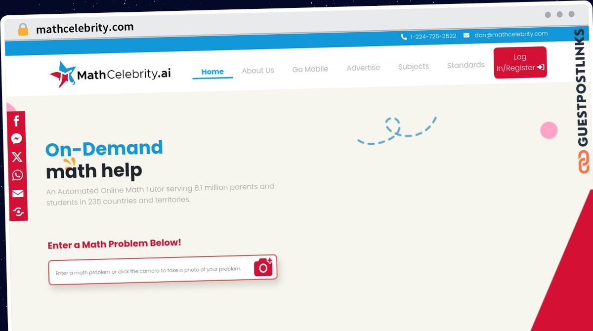 Publish Guest Post on mathcelebrity.com