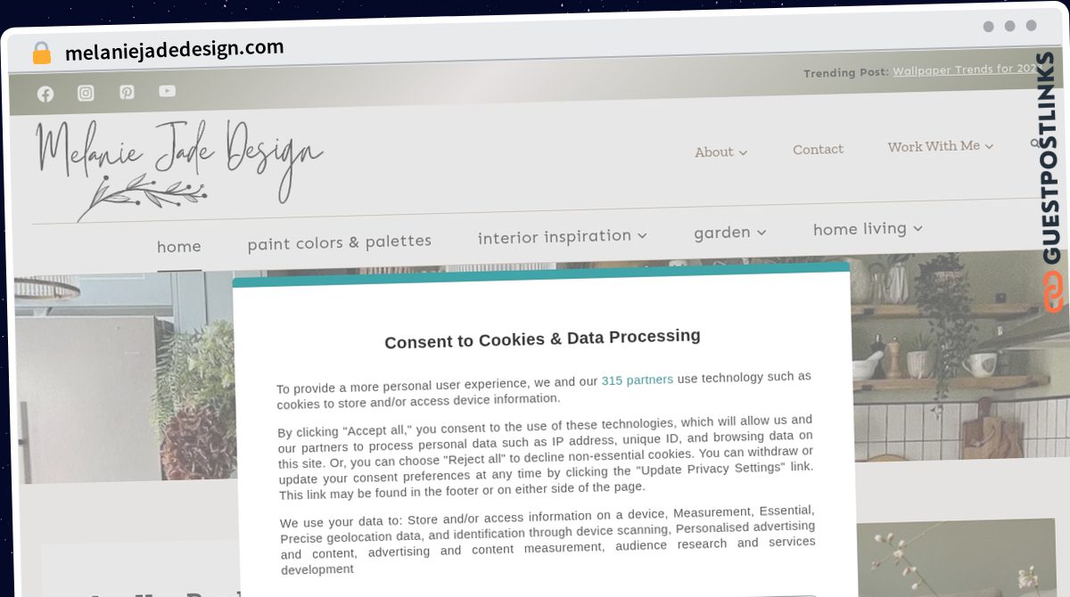 Publish Guest Post on melaniejadedesign.com