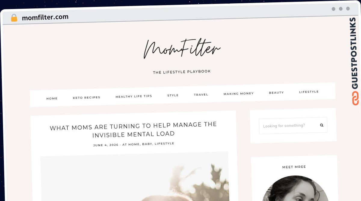 Publish Guest Post on momfilter.com