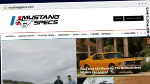 Publish Guest Post on mustangspecs.com