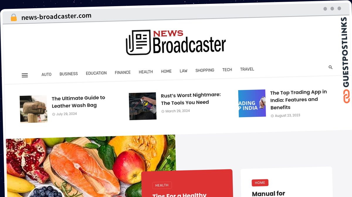 Publish Guest Post on news-broadcaster.com
