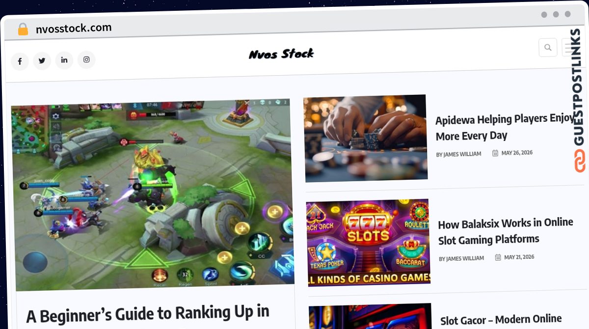 Publish Guest Post on nvosstock.com