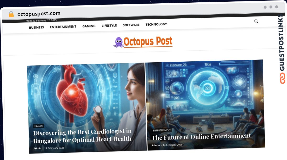 Publish Guest Post on octopuspost.com