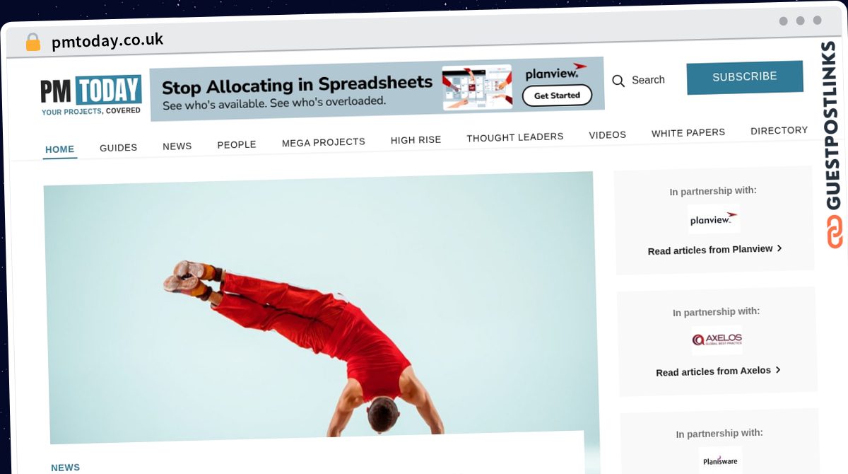 Publish Guest Post on pmtoday.co.uk