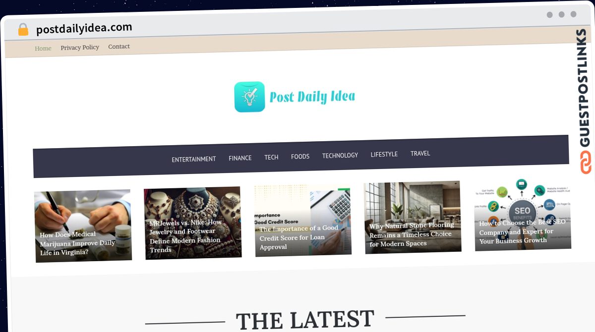 Publish Guest Post on postdailyidea.com