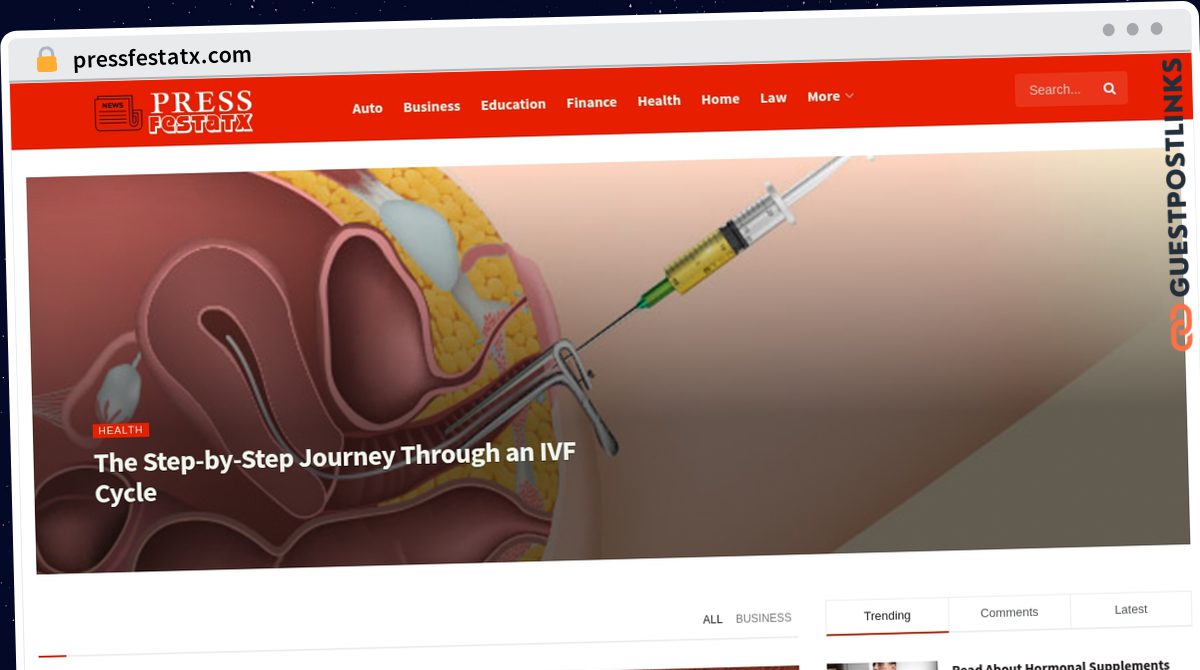 Publish Guest Post on pressfestatx.com