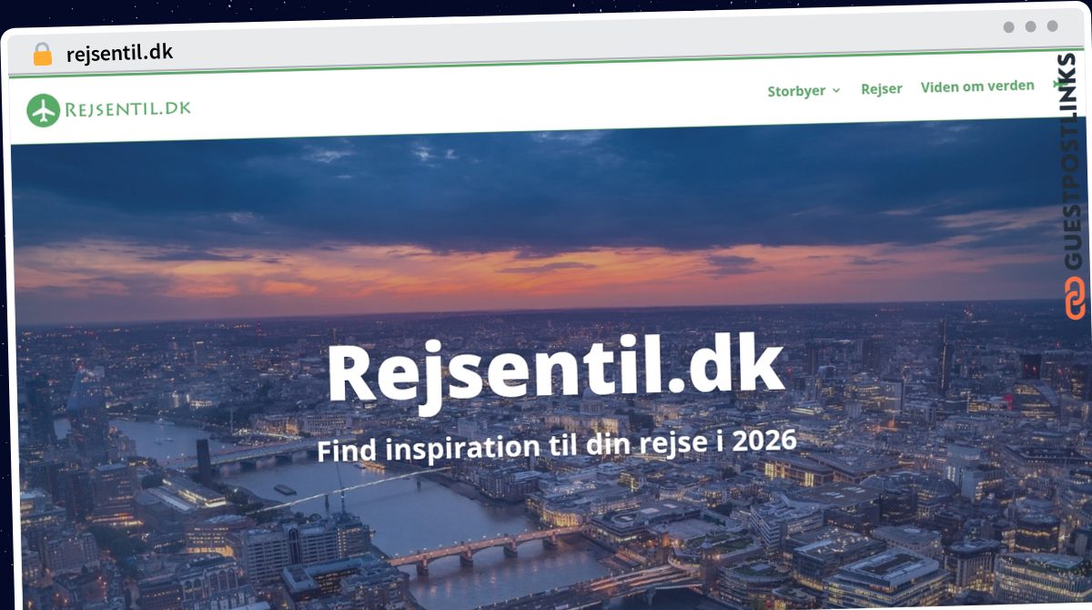 Publish Guest Post on rejsentil.dk
