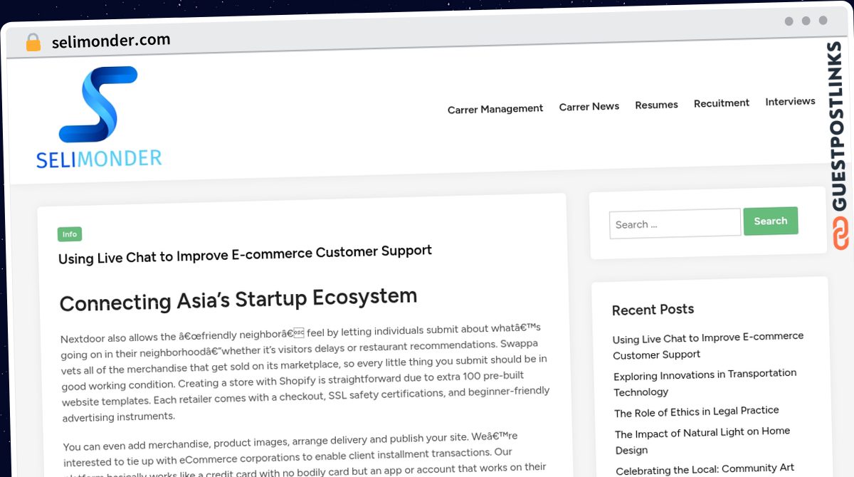 Publish Guest Post on selimonder.com