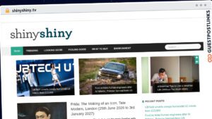 Publish Guest Post on shinyshiny.tv