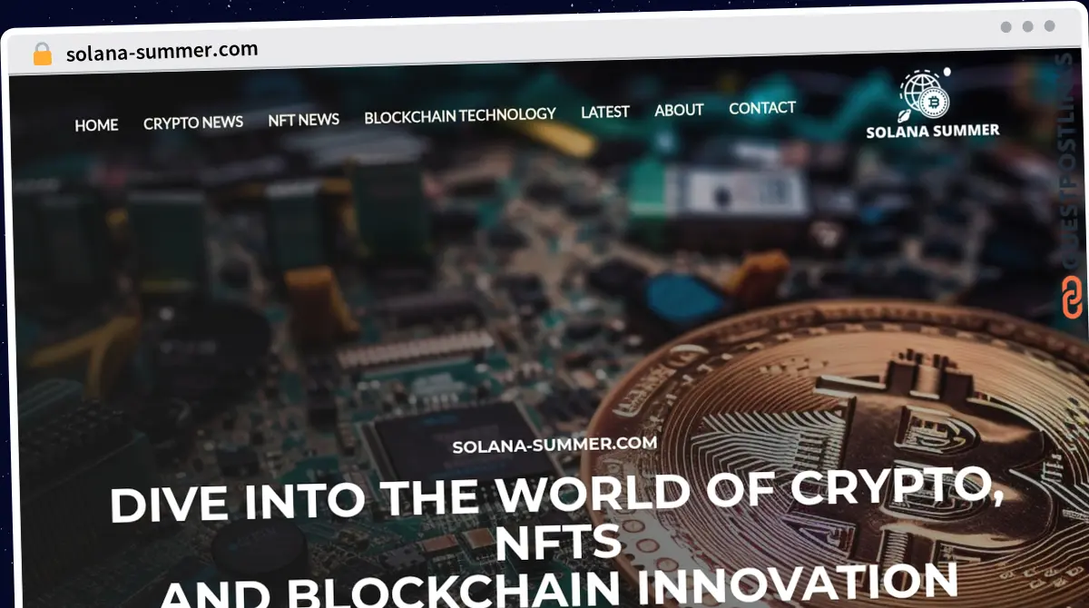 Publish Guest Post on solana-summer.com