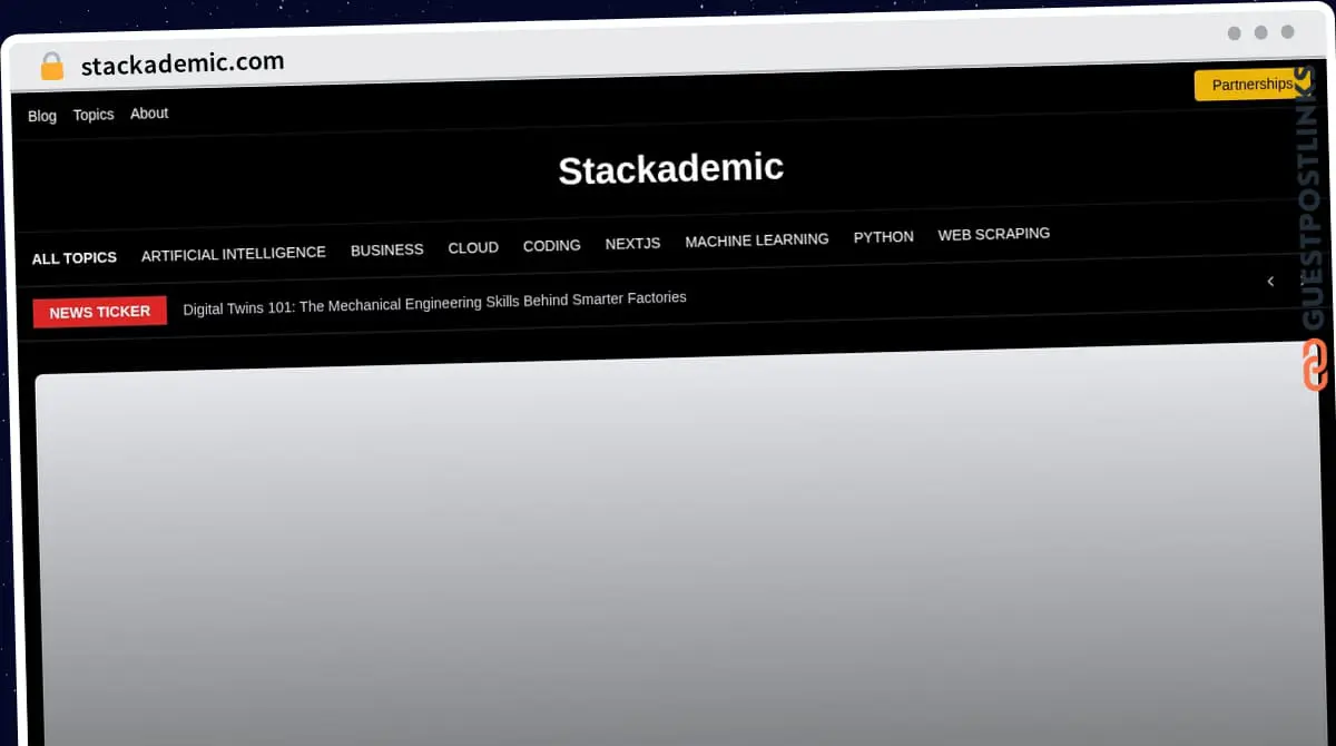 Publish Guest Post on stackademic.com