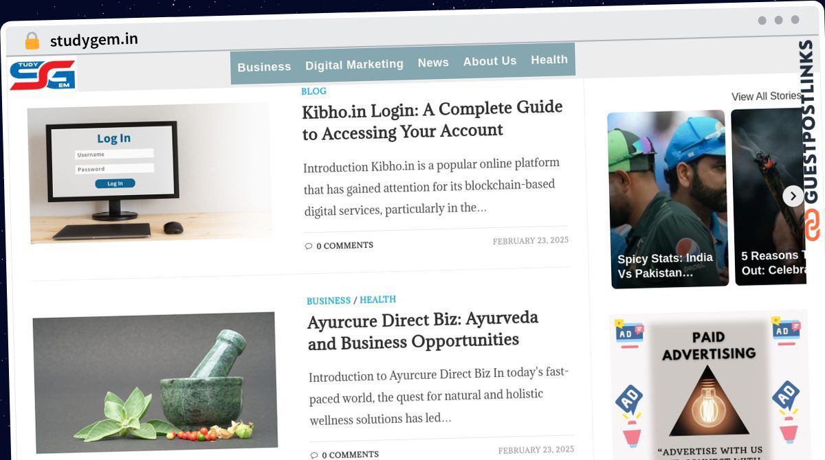 Publish Guest Post on studygem.in