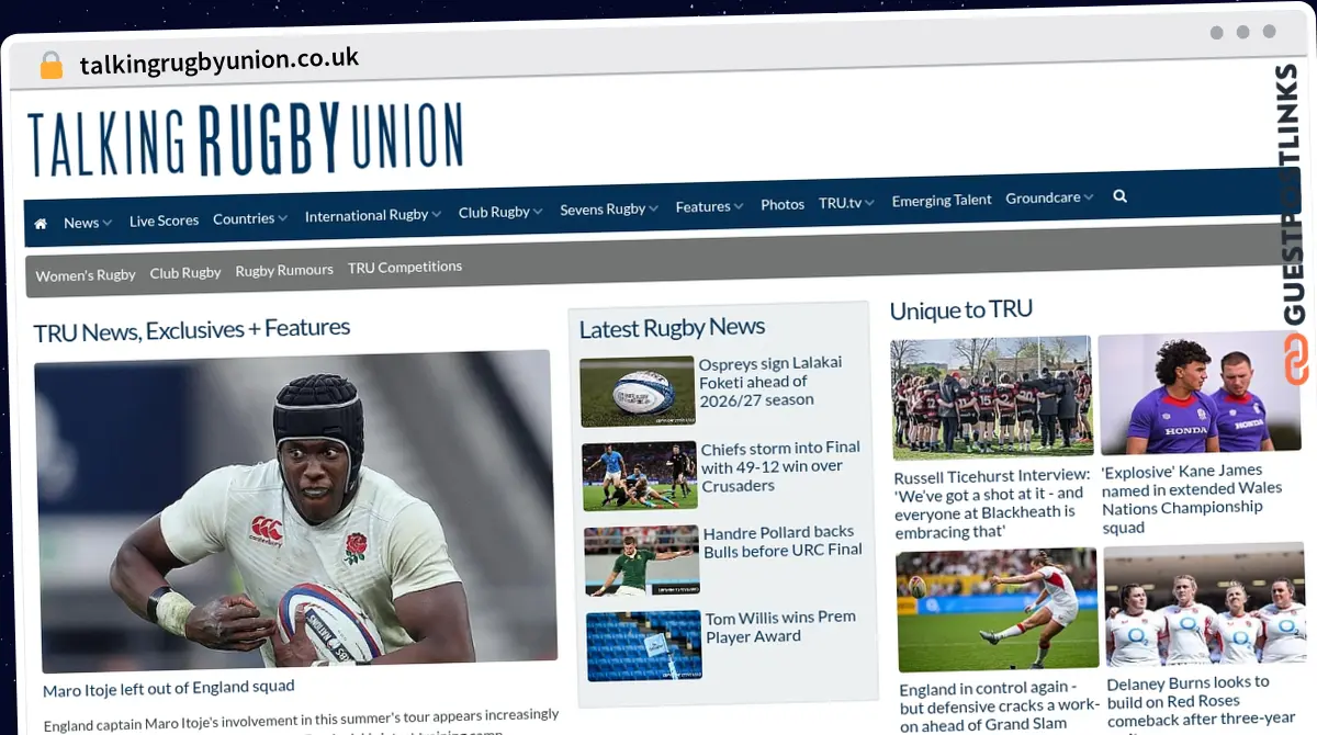 Publish Guest Post on talkingrugbyunion.co.uk