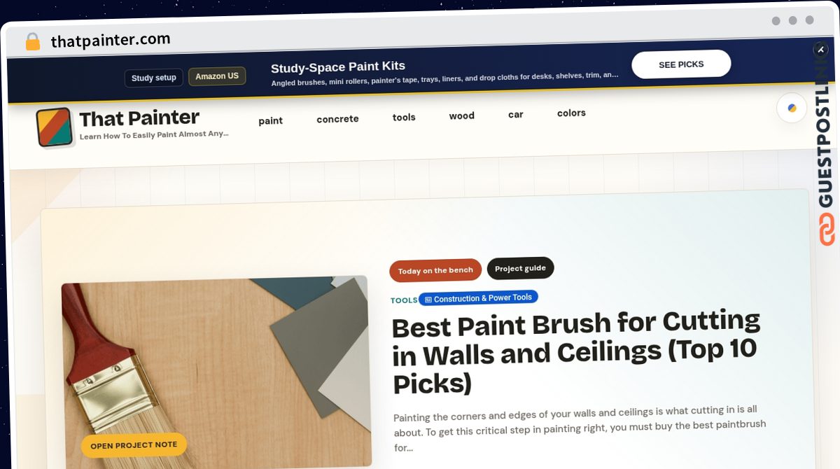 Publish Guest Post on thatpainter.com
