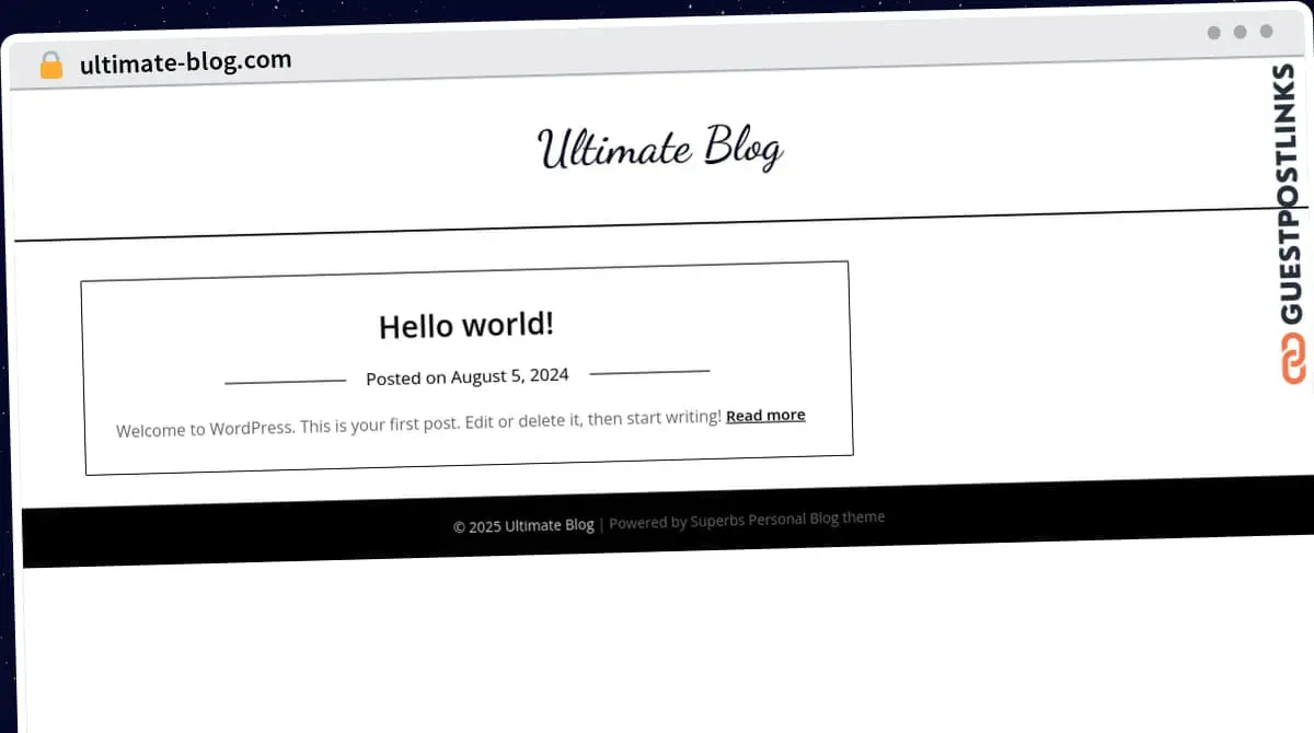 Publish Guest Post on ultimate-blog.com
