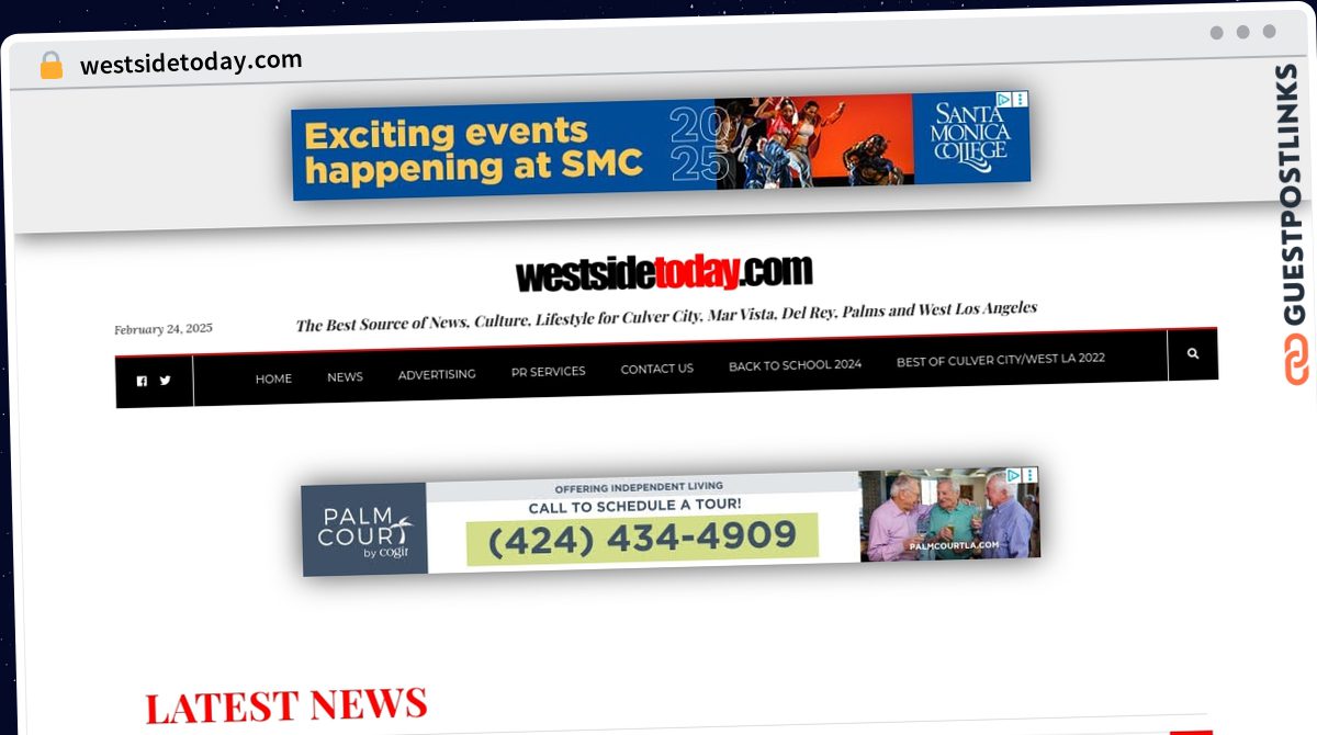 Publish Guest Post on westsidetoday.com