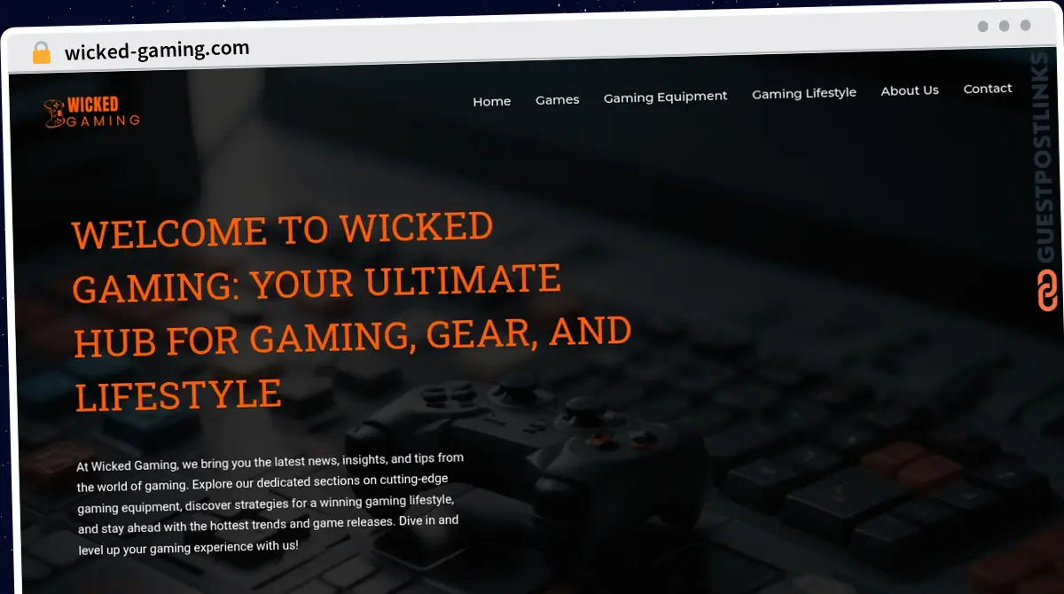 Publish Guest Post on wicked-gaming.com